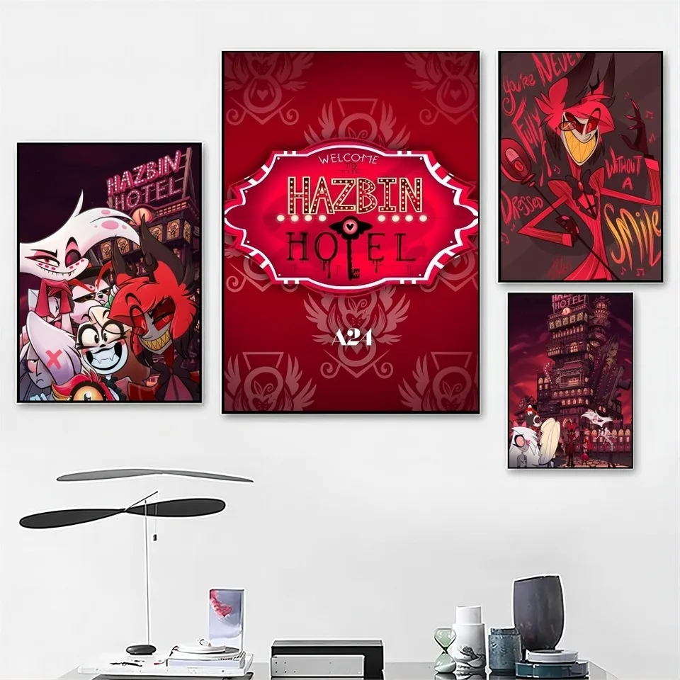 Quadro decorativo desenho Hazbin Hotel 20x30 | Shopee Brasil