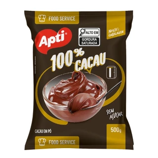 Chocolate Cacau 100% Apti Food Sevice 500g