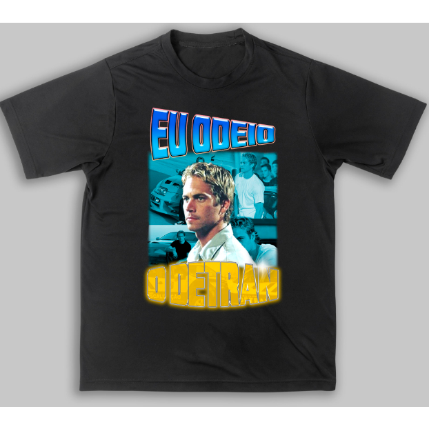 Camiseta Camisa- Eu Odeio o Detran