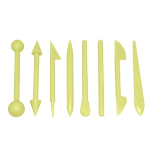 Jogo de Estecas Plástica Blue Star com 8 peças GRANDE Para Pasta Americana Biscuit