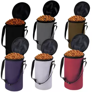 Container Bolsa de Isolamento Porta Ração de Cães e Gatos - Impermeável - 15kg ou 25kg - Para Viagem - Ração Fresca - Modelo com Alças