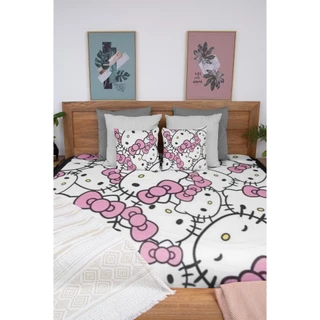 Roupa De Cama Lençol Hello Kitty Super Charmoso Presente Filha