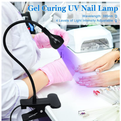 Luminária De Mesa Com Garra Presilha UV Ultravioleta Para Manicure GA-76 RJ