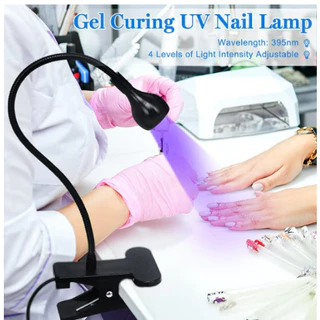Luminária De Mesa Com Garra Presilha UV Ultravioleta Para Manicure GA-76 RJ