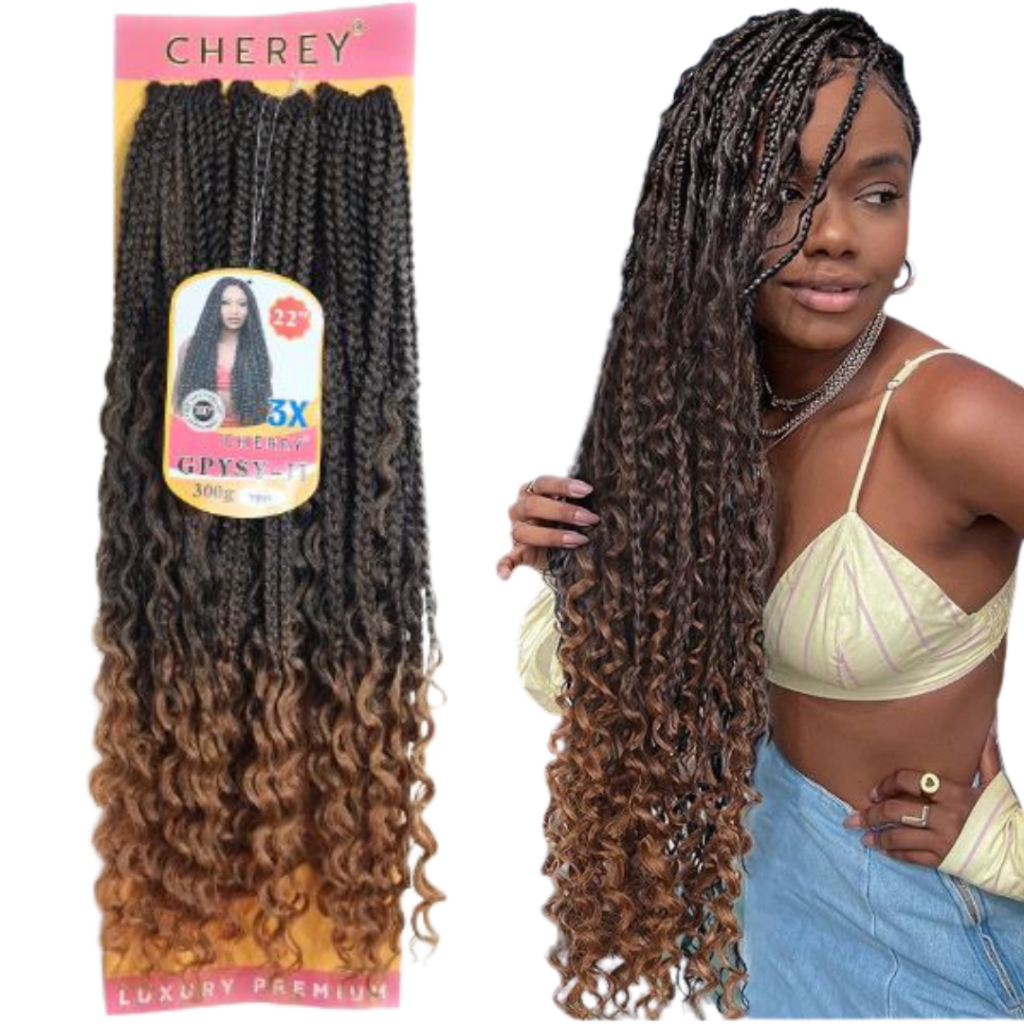 Cabelo Gypsy Crochet Braids Tranças 300 Gramas