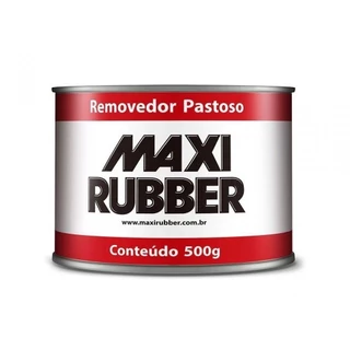 Removedor Pastoso Maxi Rubber 500g removedor de tintas remove tinta de madeira metal entre outros