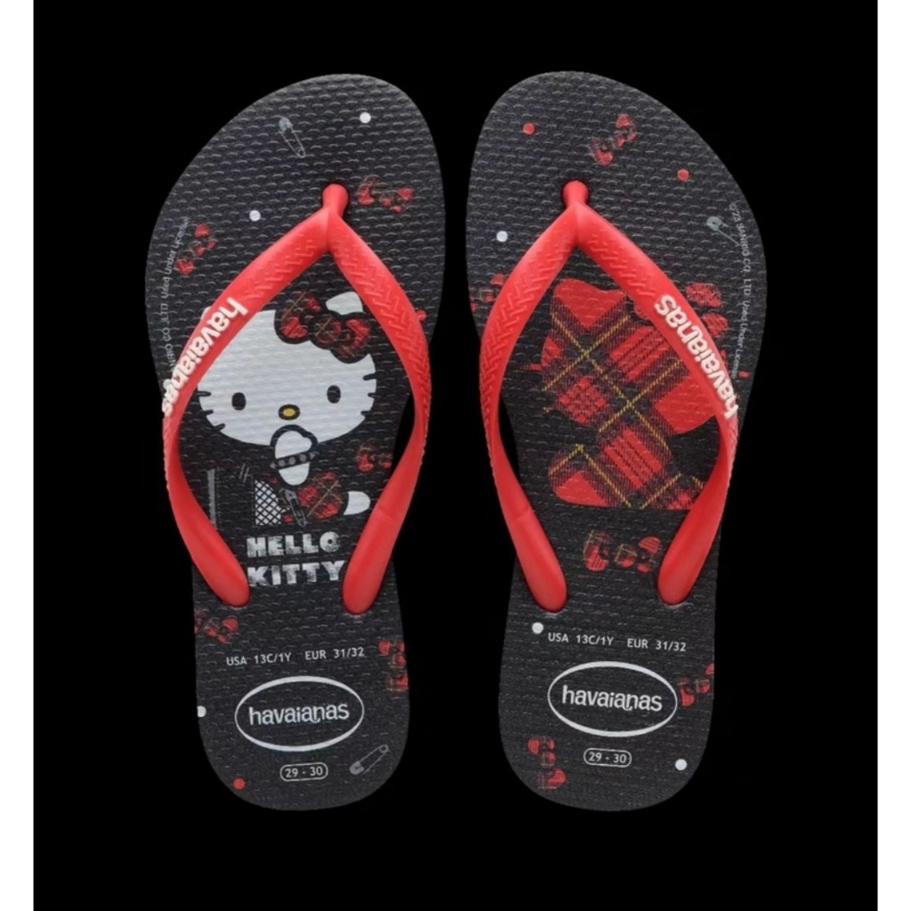 Chinelo Havaianas Slim Hello Kitty Feminino Infantil e Adulto Original ...