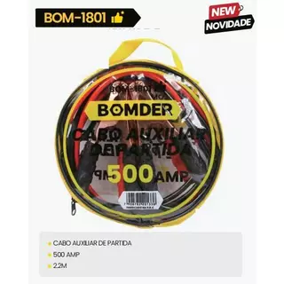 Cabo Chupeta Cabo Auxiliar de Partida 8mm Transmissão 800 Amp 500 Amp  Carro Caminhão moto Barco Bateria BOMDER em Oferta na Shopee