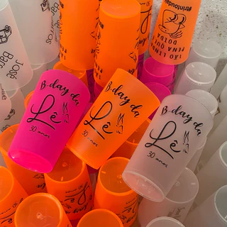 kit personalizado de copo ecológico 300ml com 80 unidades