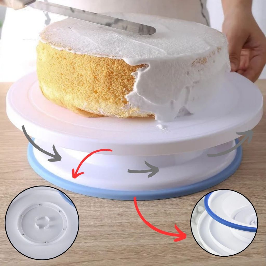 Forma de bolo, base giratória, base bailarina, com base andiderrapante ...