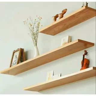 Prateleira 68x22 MDF 25mm Carvalho Mel com Suportes em Oferta na Shopee