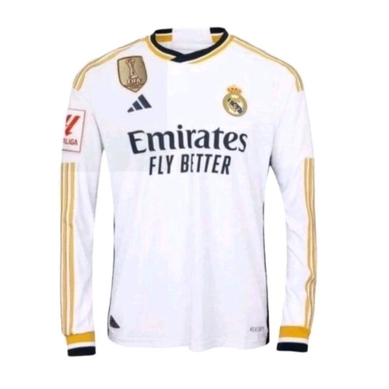 Camisa Real Madrid Manga Longa