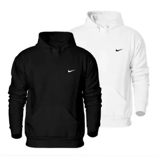 Kit 2 Blusa de Frio Masculina NK Moletom Masculino Canguru Promoção