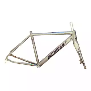 Quadro e Garfo Speed Aro 700 Alumínio KSW Freio Freio a Disco