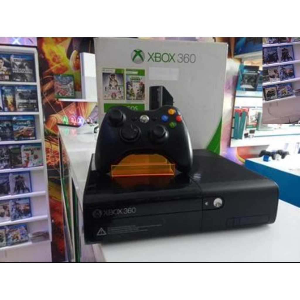 Xbox 360 4gb original + controle +2 jogos originais +garantia + NF seminovos