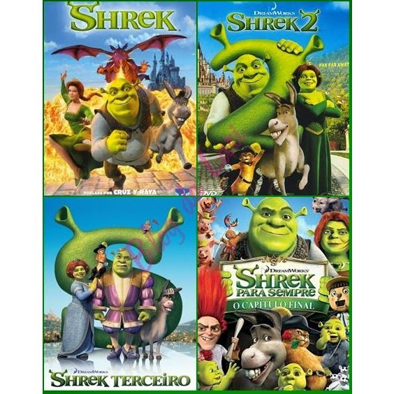Coleção Shrek em DVD Original | Kit/Box ou Unitário | Desenho - Animação | Vários Filmes