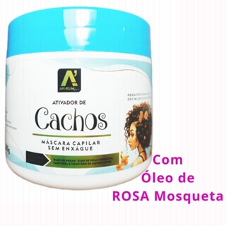 Ativador de Cachos com Óleo de Rosa Mosqueta sem enxágue