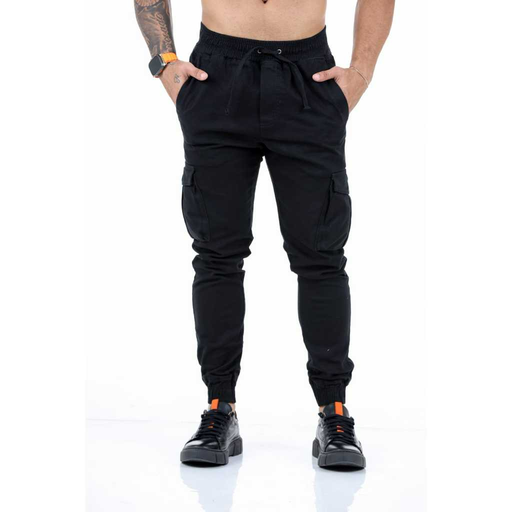 Kit Calça Jeans Masculina Top Sarja Lycra Jogger C/ Elastano