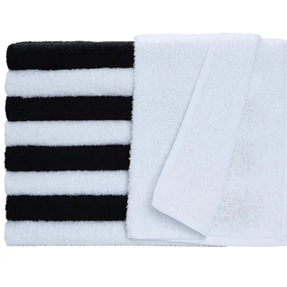 Kit com 20 Toalhas de Rosto Grande para Salão e Barbearia - 100% Algodão - Alta Absorção - Uso Profissional