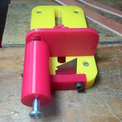 Ferramenta bancada cortar tiras de couro cinto Strap Cutter