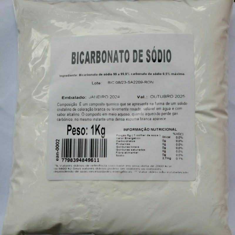 Bicarbonato de Sódio (1Kg)