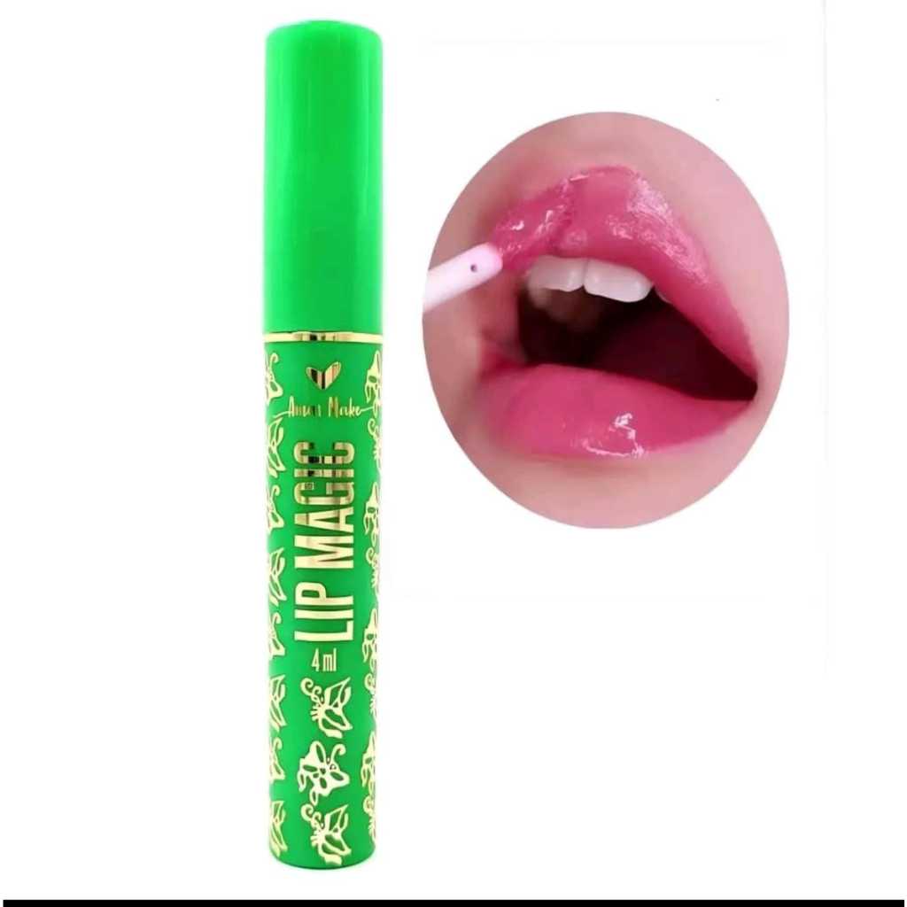 Gloss Labial Magico Lip Magic Liquido Famoso Batom da Vovo Amar Make Duração 24 Horas