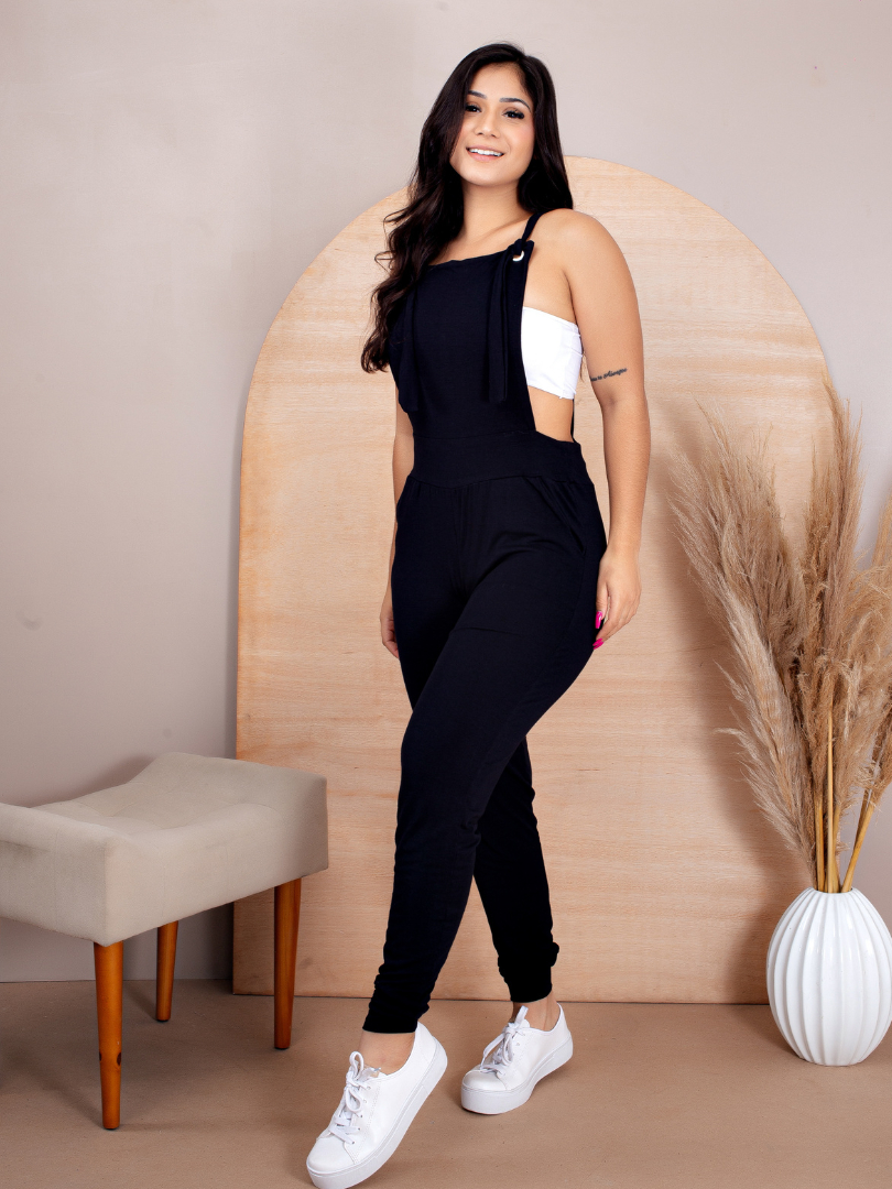 Salopete MacacÃ£o Estilo Jardineira Macacão Jeans CalÃ§a Jeans