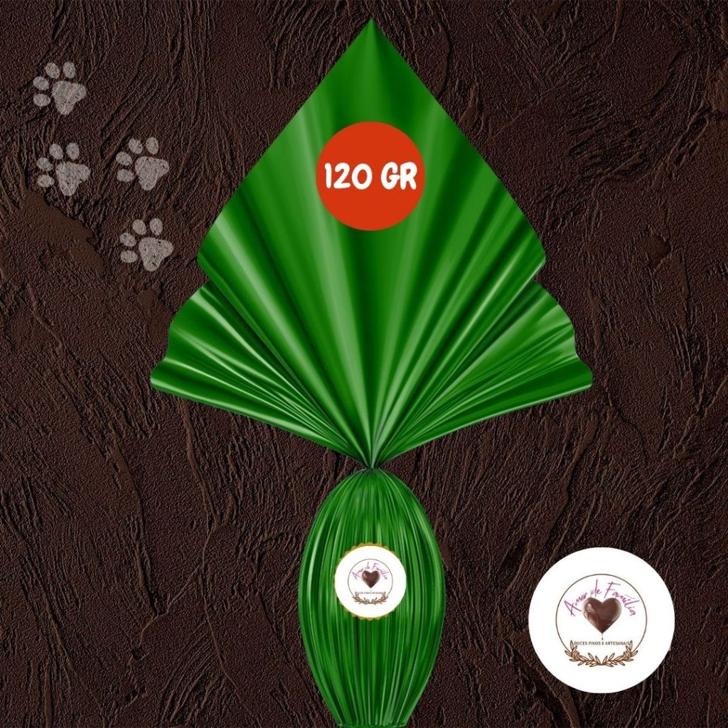 Ovo de Páscoa 120 gramas preço para revenda direto de fábrica menor valor