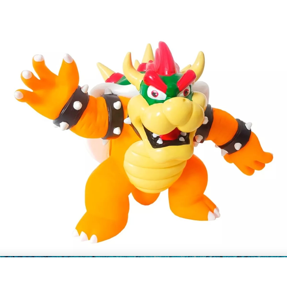 Boneco Koopa Bowser Grande 22cm Vilão Super Mario Bros