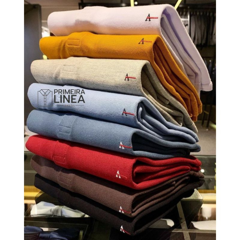 Camiseta Aramis GOLA POLO padrão shopping. OUTLET PREMIUM TECIDO IMPORTADO.
