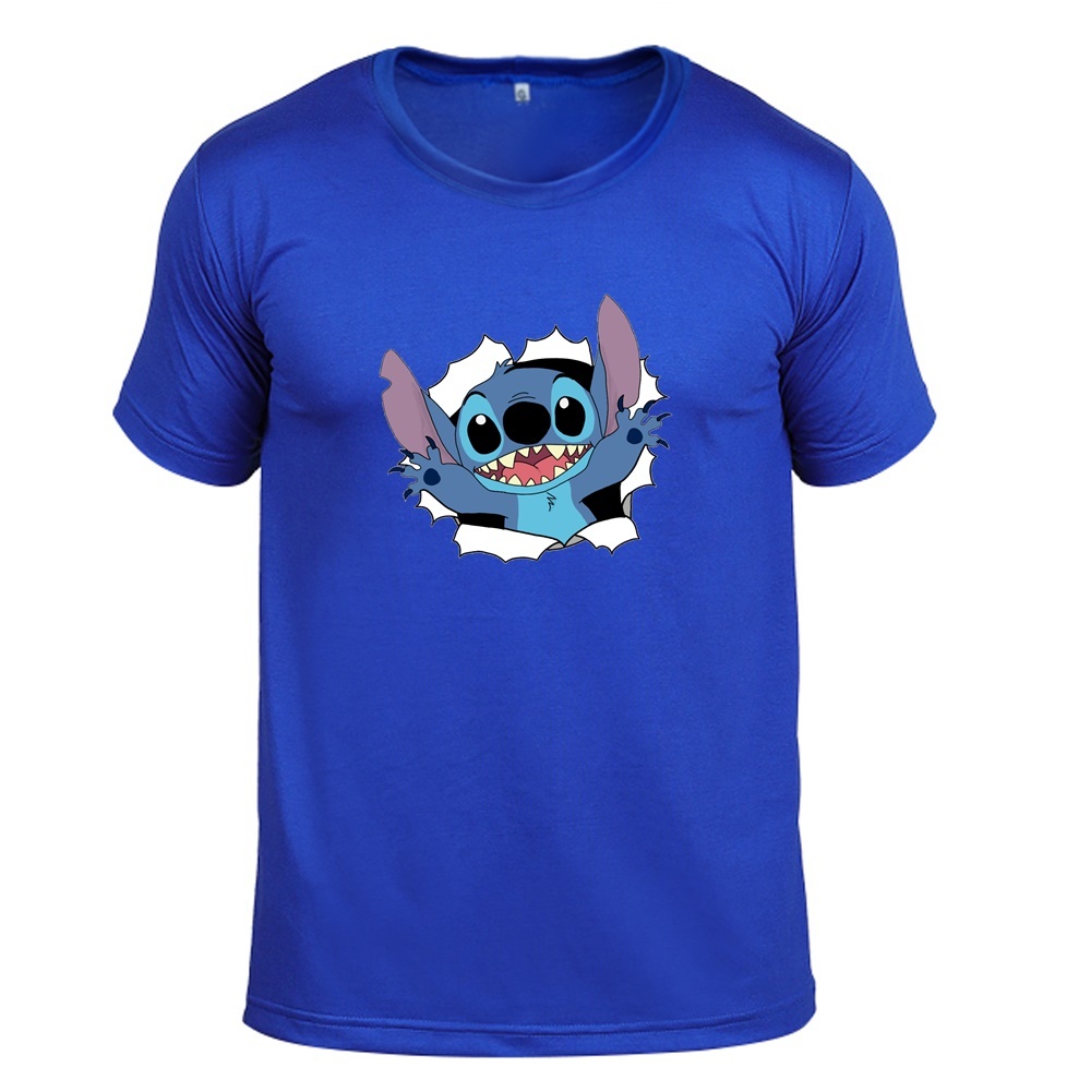 Camiseta Do Stitch Unissex Blusa De Personagem Disney Lilo E Stich
