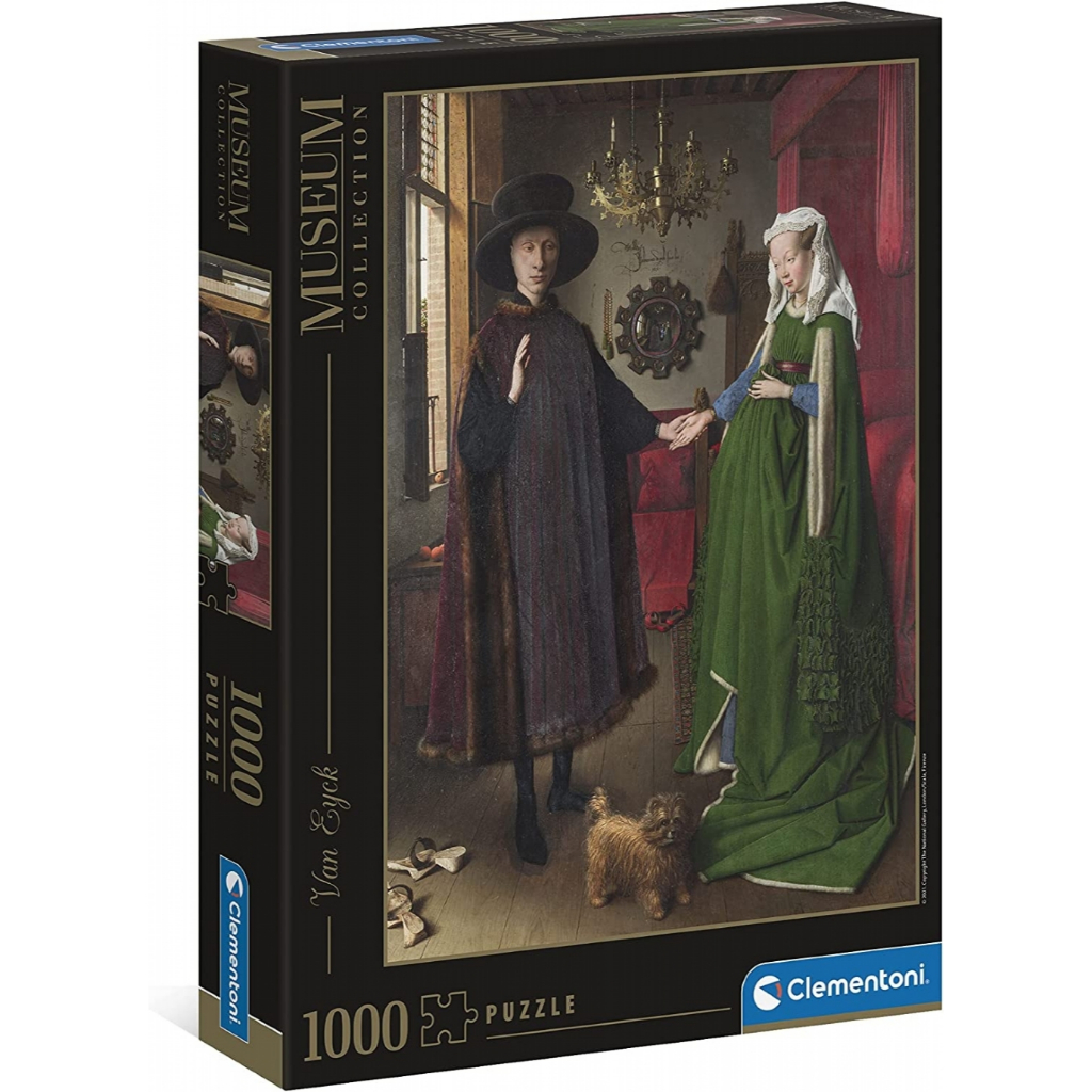Quebra-Cabeça Importado Clementoni [16502] Giovanni Arnolfini and his Wife - 1000 peças