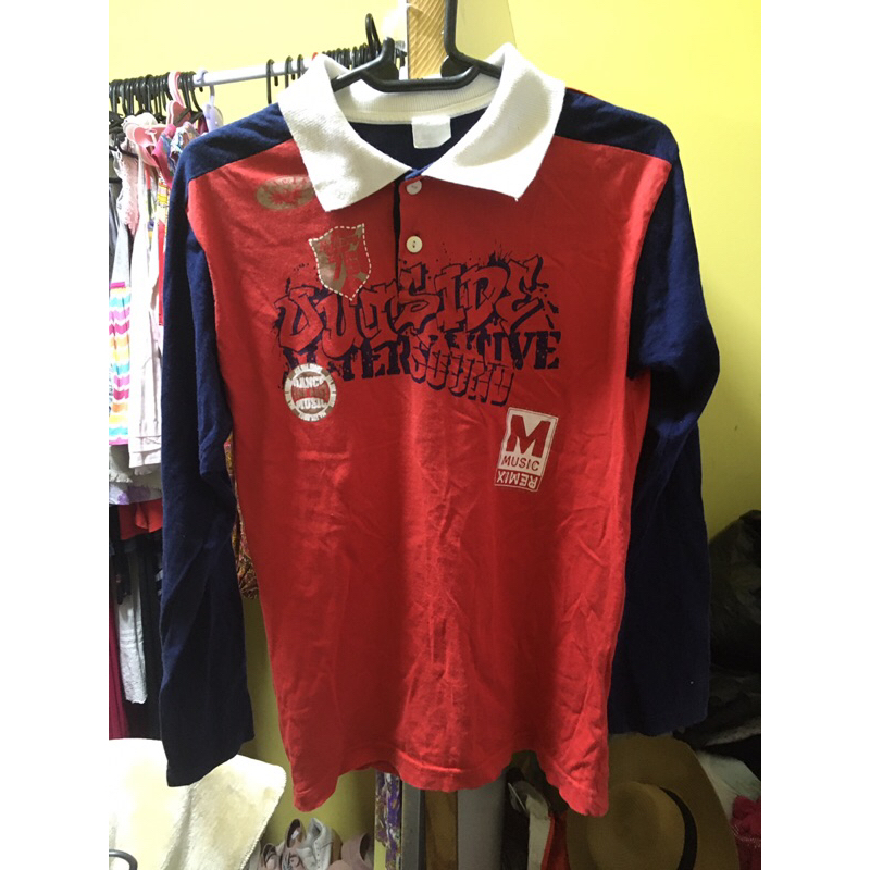BRECHO-CJL CAMISETA JUVENIL POLO MANGA LONGA MASCULINO 10
