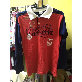 BRECHO-CJL CAMISETA JUVENIL POLO MANGA LONGA MASCULINO 10