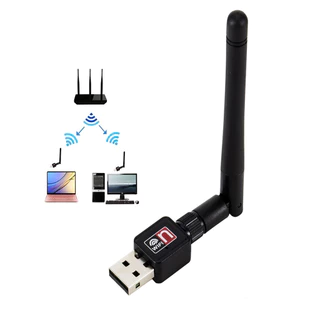 Antena Wifi Adaptador,Usb Adaptador USB Receptor Wireless 1200Mbps Antena WiFi para Rede Sem Fio Pc E Notebook - 802.11n