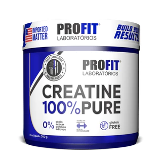Creatina monohidratada 100% pura 300g - Profit Laboratórios