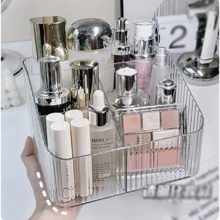 Porta Maquiagem Organizador Multiuso De Acrílico Transparente Batom Cosméticos Make