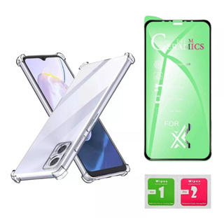Capa Capinha Anti Impacto + Película 3D Para Moto E22