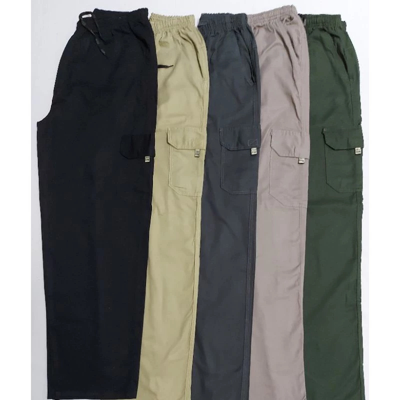 69,99 calca cargo masculinha feminina muito bolso larga fechamento cordao supper promocao 100% cor bonita