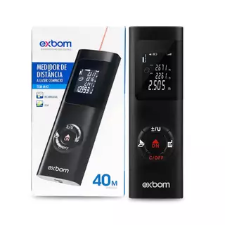 Trena Digital a Laser Distância 40 Metros Profissional