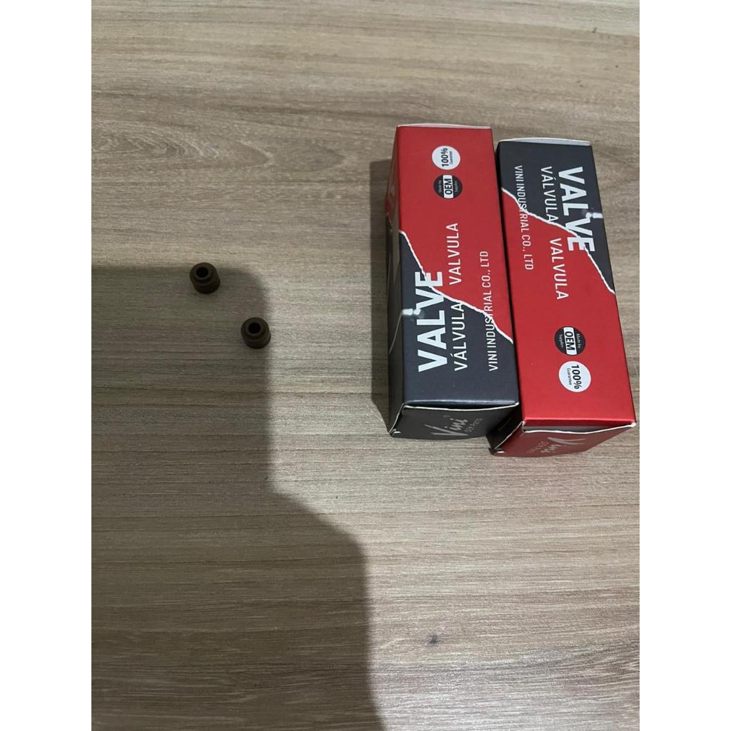 Válvula + retentor YBR xtz factor 125 2000 Ate 2016 admissão e escape Yamaha