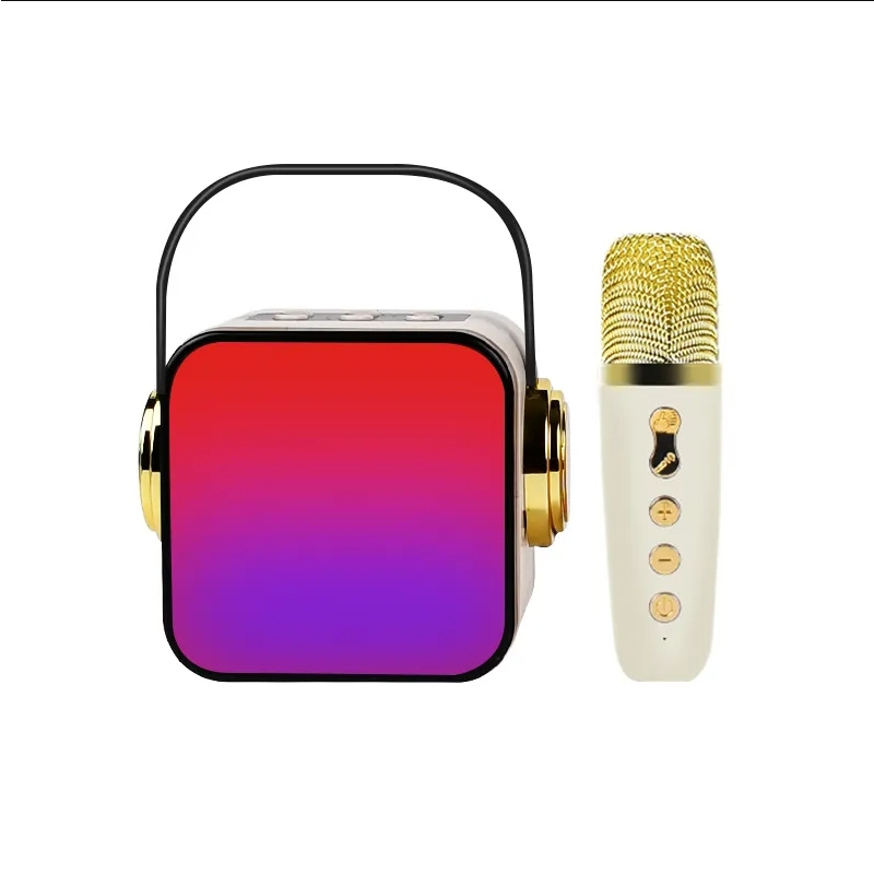 Novo Caixa De Som Com Microfone Karaokê Brincadeira Família Crianç