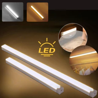 Lâmpada Luminária Barra Led Com Sensor de Presença Portátil Recarregável Usb Luz De Guarda Roupa Armário Ler