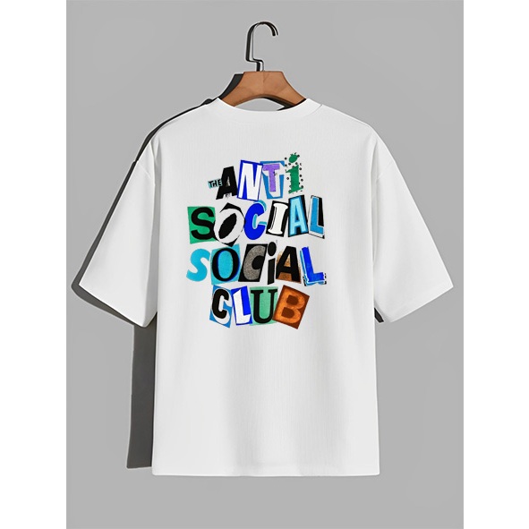 Caniseta Over Size Anti Social Club | Shopee Brasil