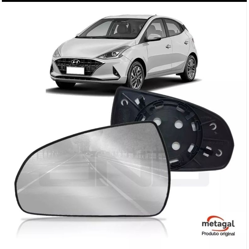 Lente Espelho Retrovisor HB20 2019/2023 Original (ESQUERDO) | Shopee Brasil