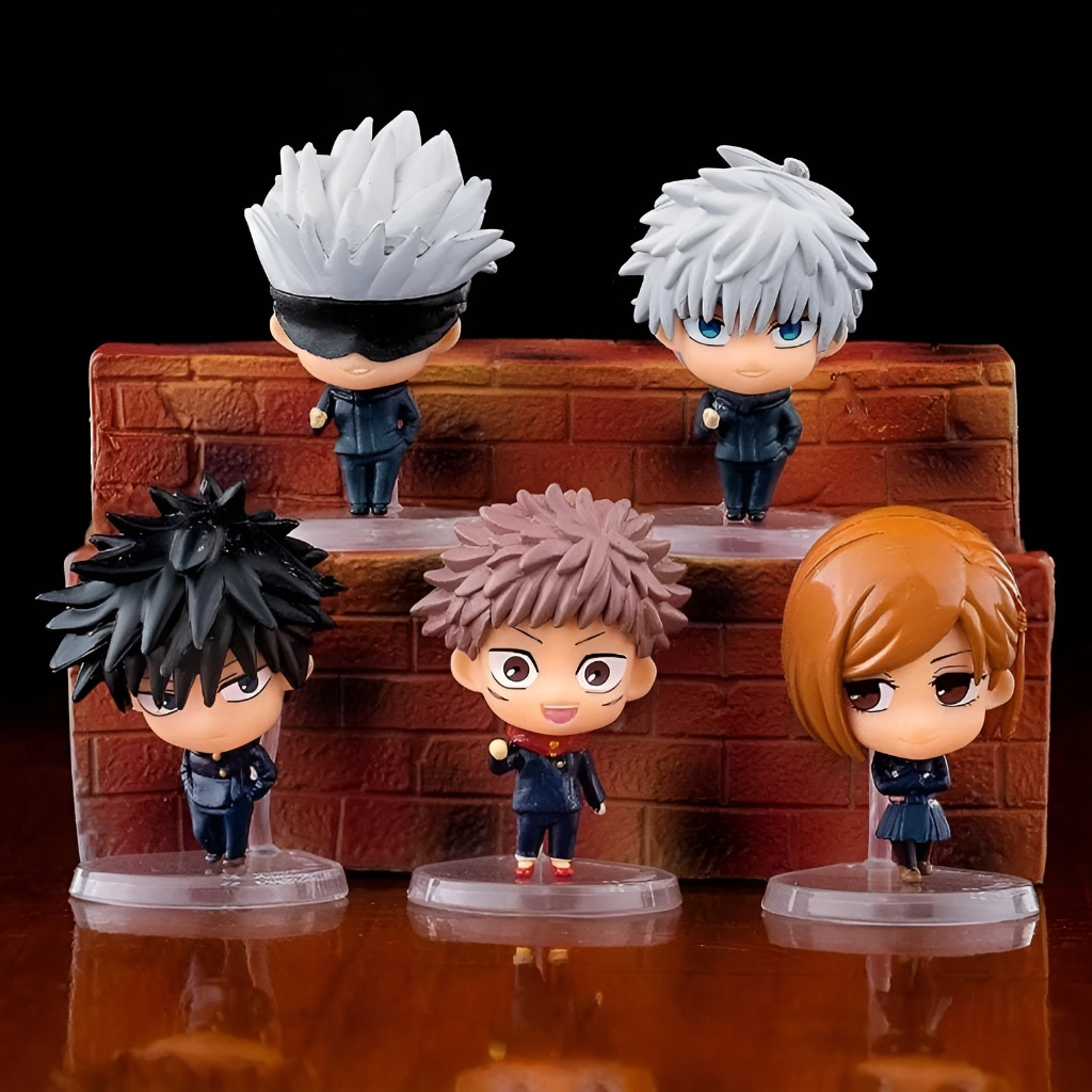 Action Figure Jujutsu Kaisen - Figuras de Ação Jujutsu Kaisen - Anime - Gojo - Itadori - Nobara - Megumi