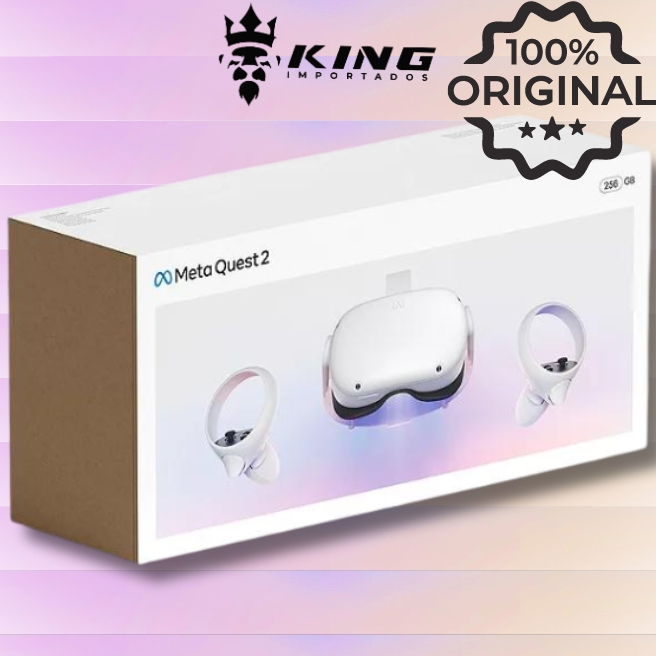 【VR】Quest2 128GB Óculos Vr Oculus Quest 2 128Gb 899-00182-02 - VR / Óculos de