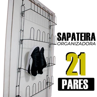 Sapateira Vertical Politorno 1 Porta 9 Prateleiras 20 Pares Coimbra  Castanho em Promoção no Oferta Esperta