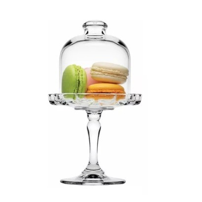 Porta Cupcake Pâtisserie Com Cúpula E Pé 19cm Pasahbaçe