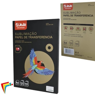 Papel Sublimatico Jojo A4 - fundo rosa 100 folhas - 1 unidade